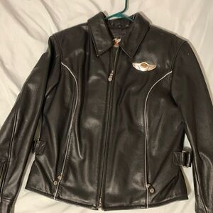 Leather Harley jacket